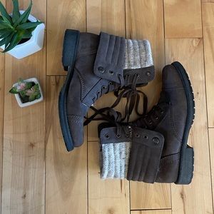 Roxy Foldover Ankle Boots